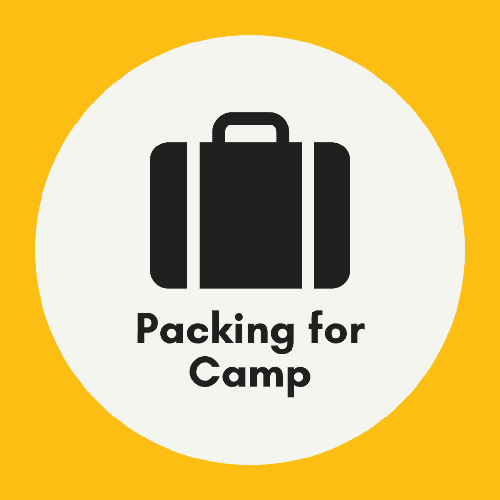 Parent Resources - Packing for Camp