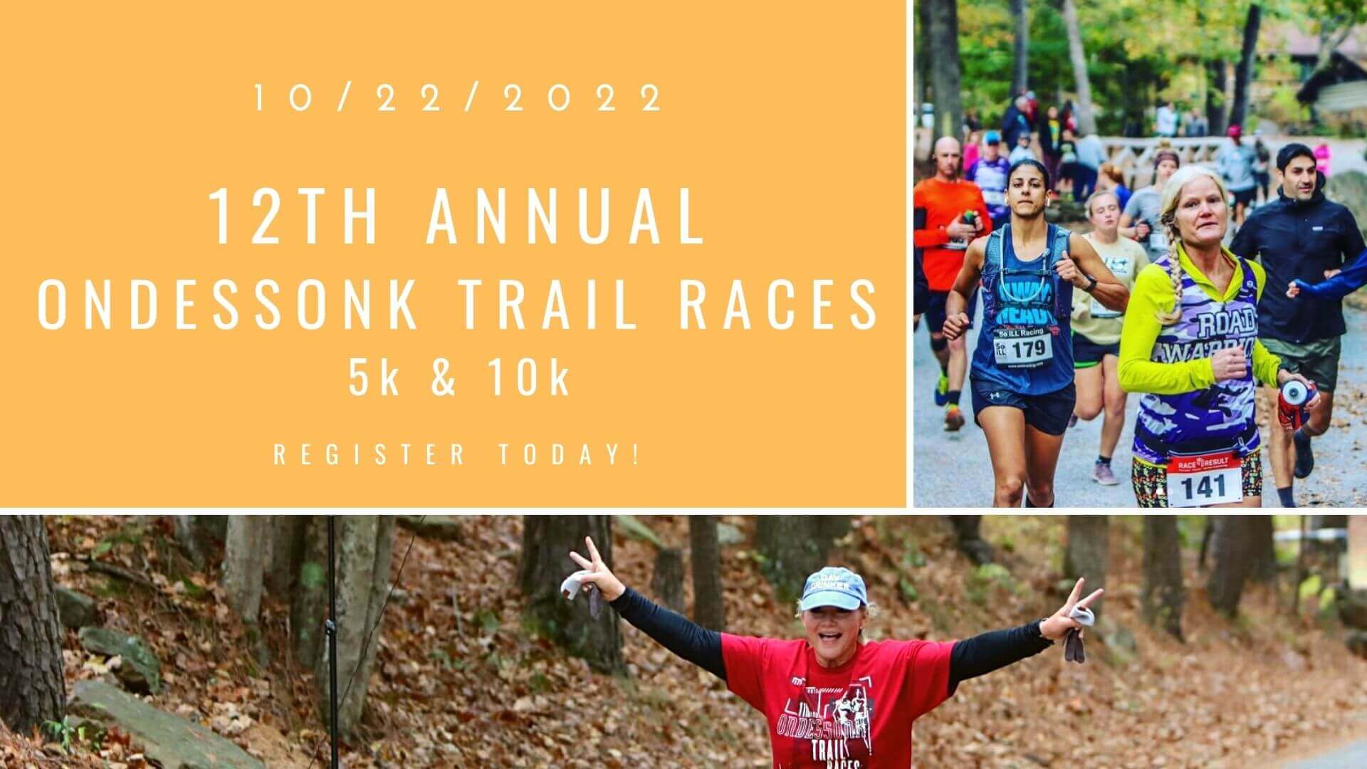 Ondessonk 5k and 10k race banner