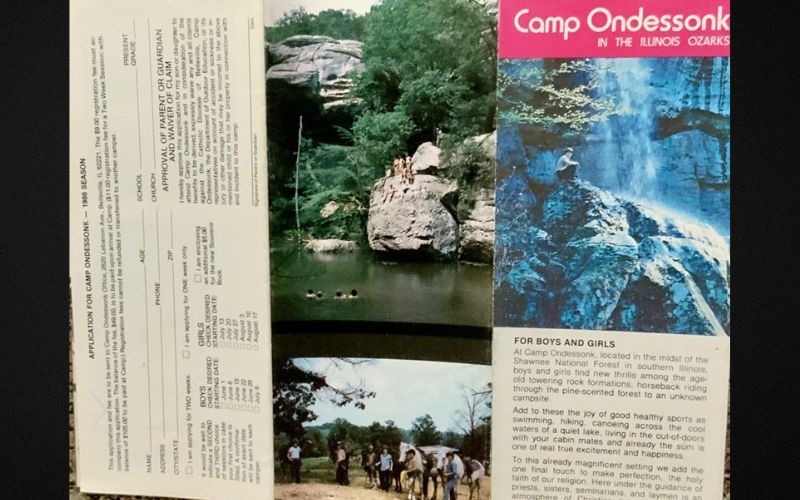 A Vintage Camp Ondessonk Brochure
