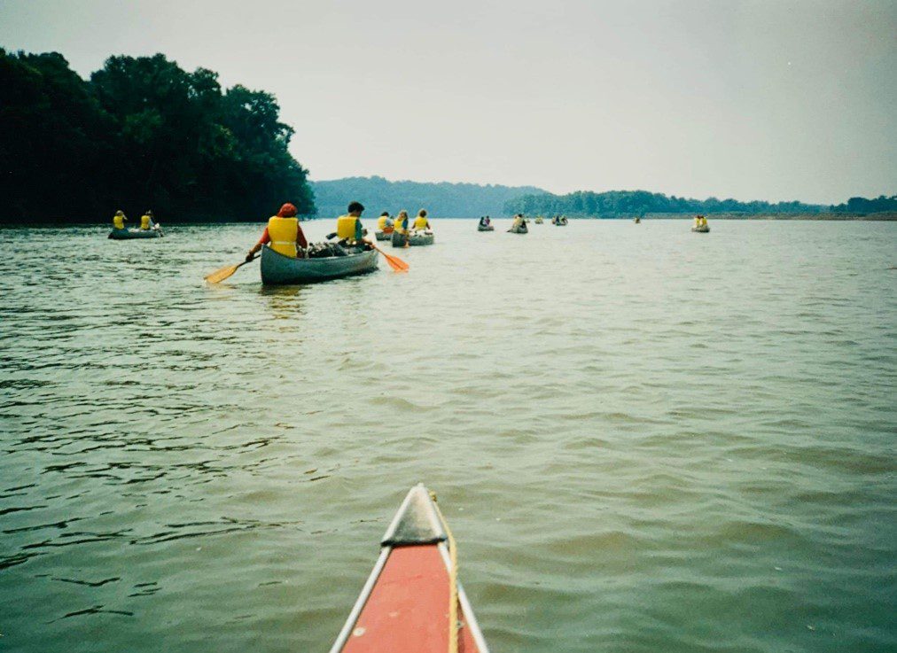 Aquatics Adventure Camp 1992 – Coffee, Donuts, and the Wabash River Wabash River Canoeing