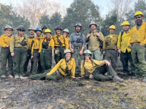 Camp Ondessonk Conducts Successful Prescribed Burn on March 11, 2025