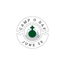 Camp O' Day logo on a black background.