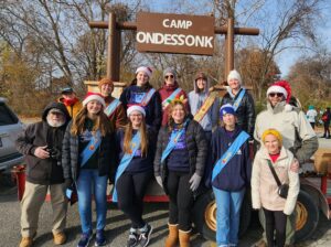 Celebrating Community Spirit: Camp Ondessonk Volunteers and Metro East Lodge Members Shine in the 2023 Optimist Santa Parade