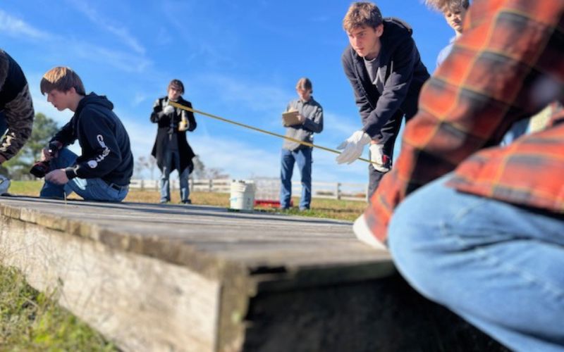 Camp Ondessonk Partners with Vienna High School Construction Class to Foster Career Readiness and Character Development