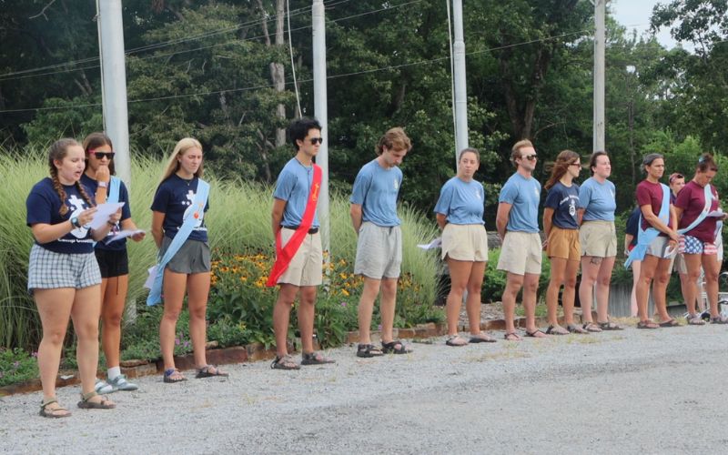 Campers Witness Tradition of American Flag Retirement at Ondessonk