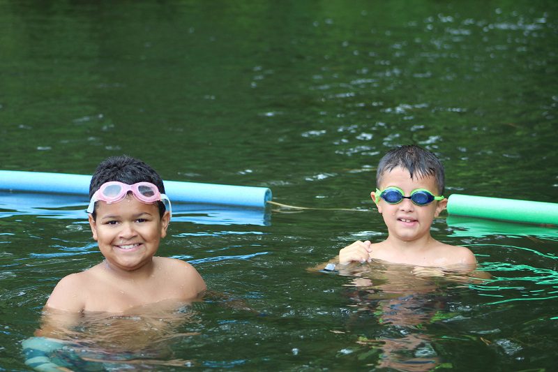 Summer Camp Tip- Swim Assessment kids swimming at Camp Ondessonk