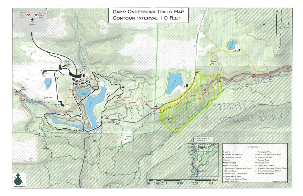 Fire as a Forest Healer: The Prescribed Burn of Durbin’s Glade- Burn Map March 13, 2026