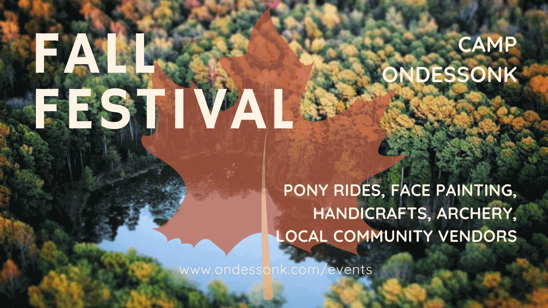 A flyer for the fall festival in odessa, ohio.