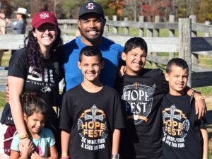 Family at Hope Fest 5k walk/run.