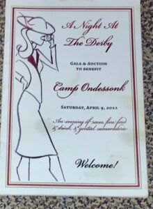 Derby gala benefiting Camp Ondessonk.