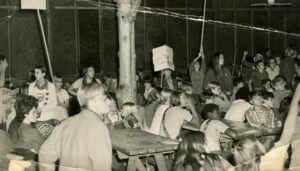 Group of young people at a gathering.