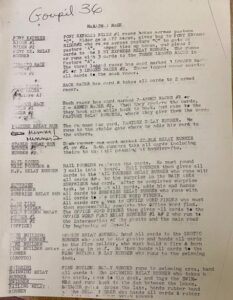 Game instructions for a relay race.