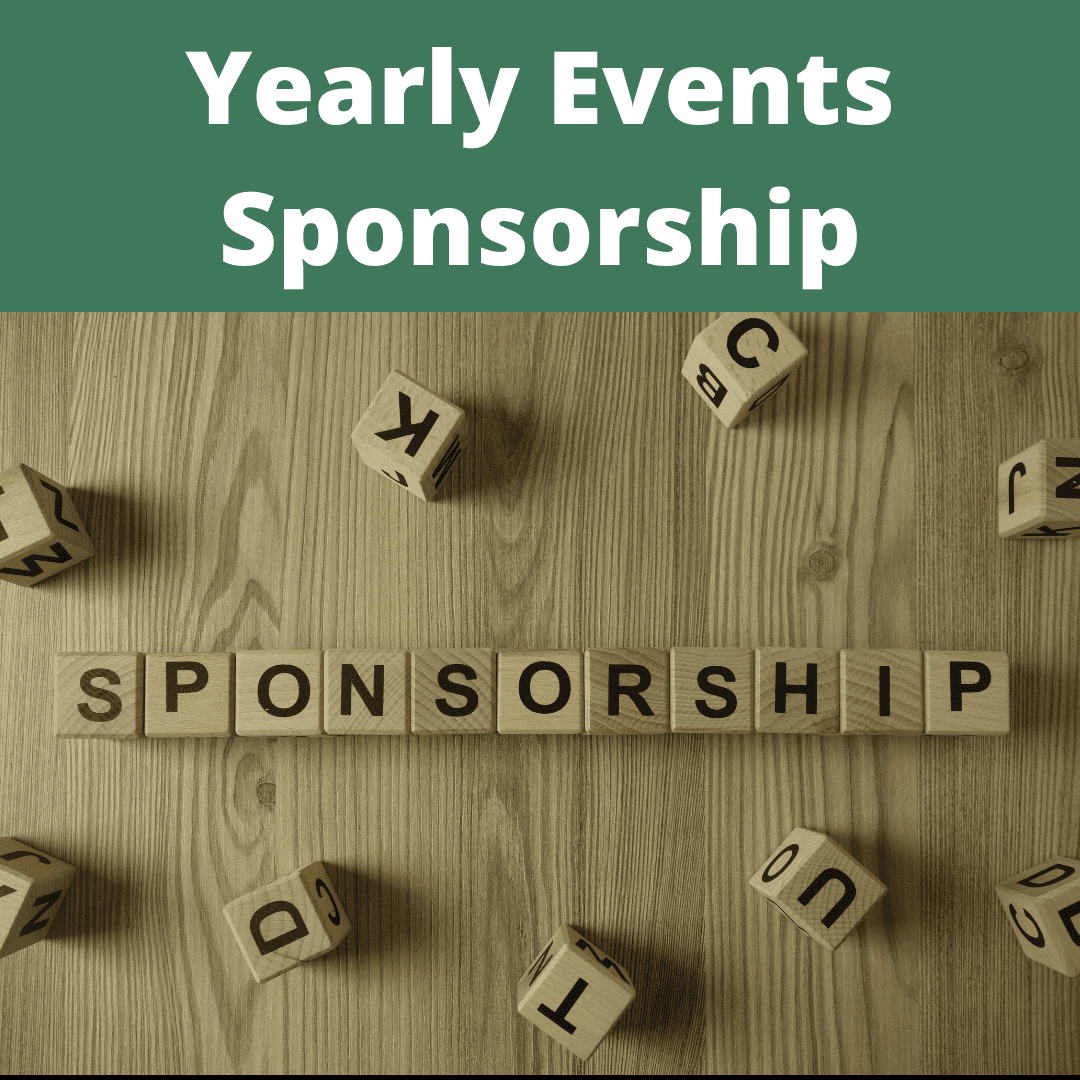 Annual events sponsorship sponsorship.