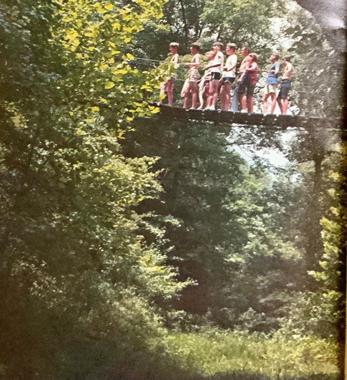 One of the original four – Brébeuf Swinging Bridge Camp Ondessonk