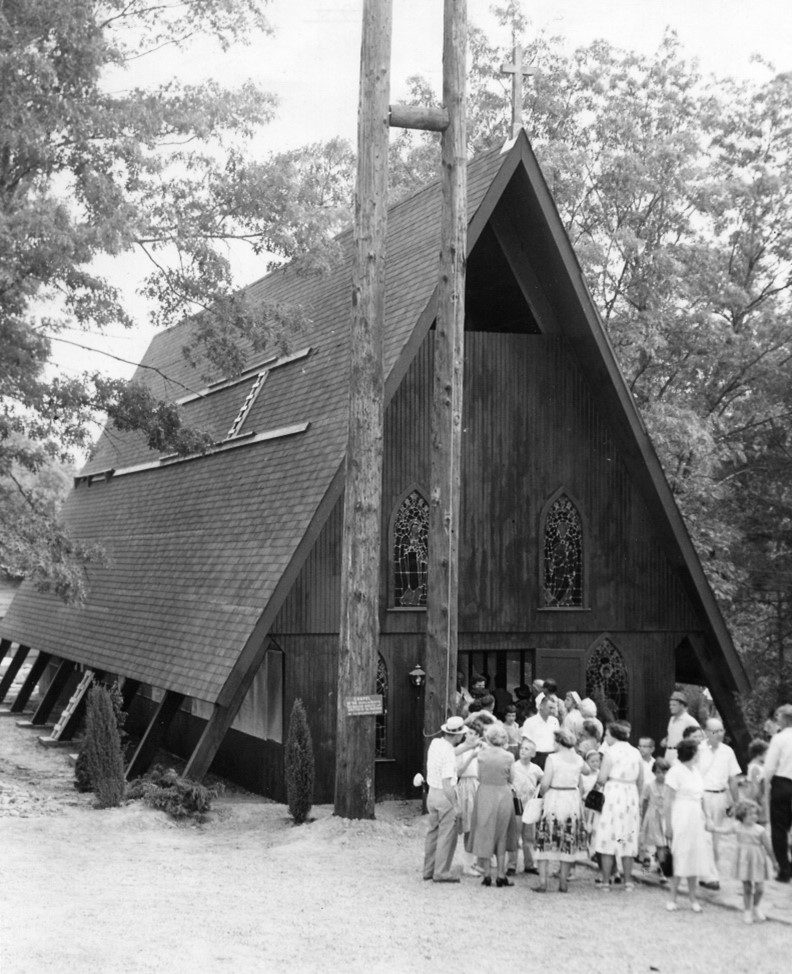 The Chapel Camp Ondessonk Dedication 1960