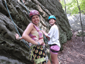 The Transformative Power of Teen Adventure Camps at Camp Ondessonk.. Teen Adventure Campers Rockclimbing