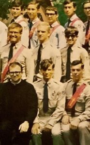 Group photo of young men in uniform.
