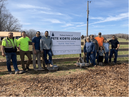 Update – Pete Korte Lodge K& L Volunteers