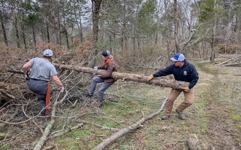 A Valentine to the Land- Camp Ondessonk Volunteers Cedar Falls Res