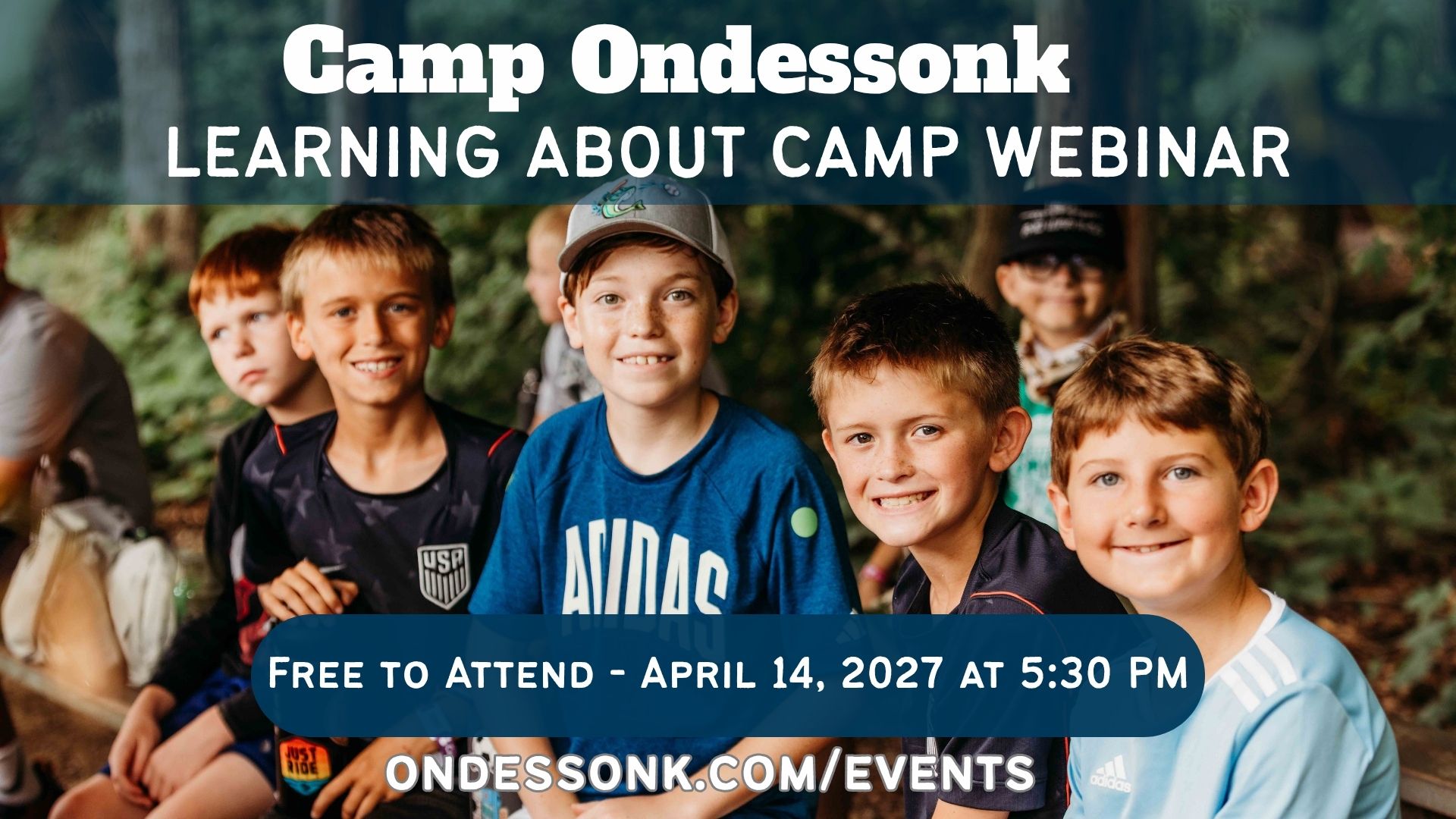 Learning More About Camp Webinar in April
