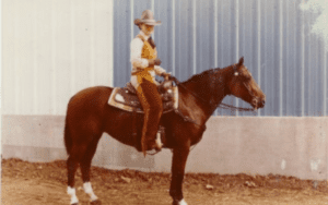 Where are they now Jane Neely on a horse from Camp Ondessonk